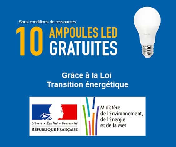 Des ampoules basse consommation gratuites (ou presque)