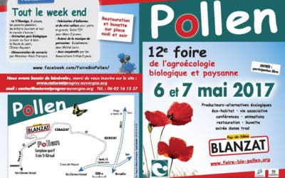 Combrailles Durables à la Foire Bio Pollen les 6 et 7 mai