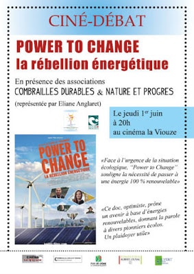 Ciné-débat Power to change : la rebellion énergétique – jeudi 1er à la Viouze