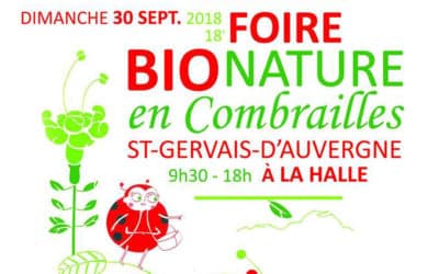 Dimanche 30 septembre : Combrailles Durables à la Foire Bio Nature en Combrailles