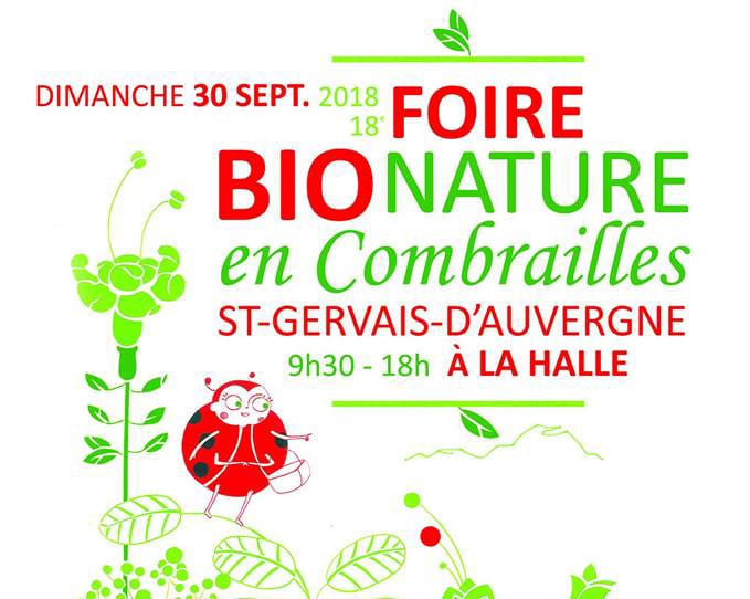 Dimanche 30 septembre : Combrailles Durables à la Foire Bio Nature en Combrailles