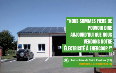 Fiers de vendre notre électricité à Enercoop !