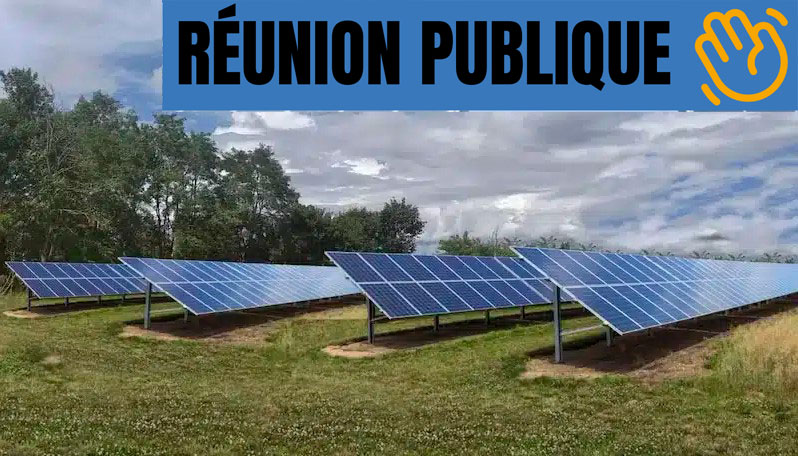 [ RÉUNIONS PUBLIQUES – suite – ] de nos parcs solaires citoyens développés avec Enercoop AURA !