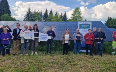Inauguration du parc solaire « La George » à Giat