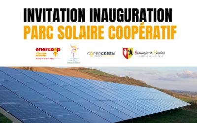 JEUDI 19 JUIN 2025 : VENEZ INAUGURER LE PARC SOLAIRE A BEAUREGARD-VENDON !