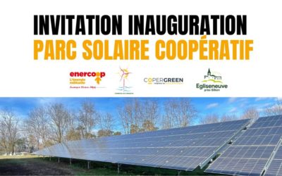 JEUDI 26 JUIN 2025 : VENEZ INAUGURER LE PARC SOLAIRE A EGLISENEUVE-PRES-BILLOM !